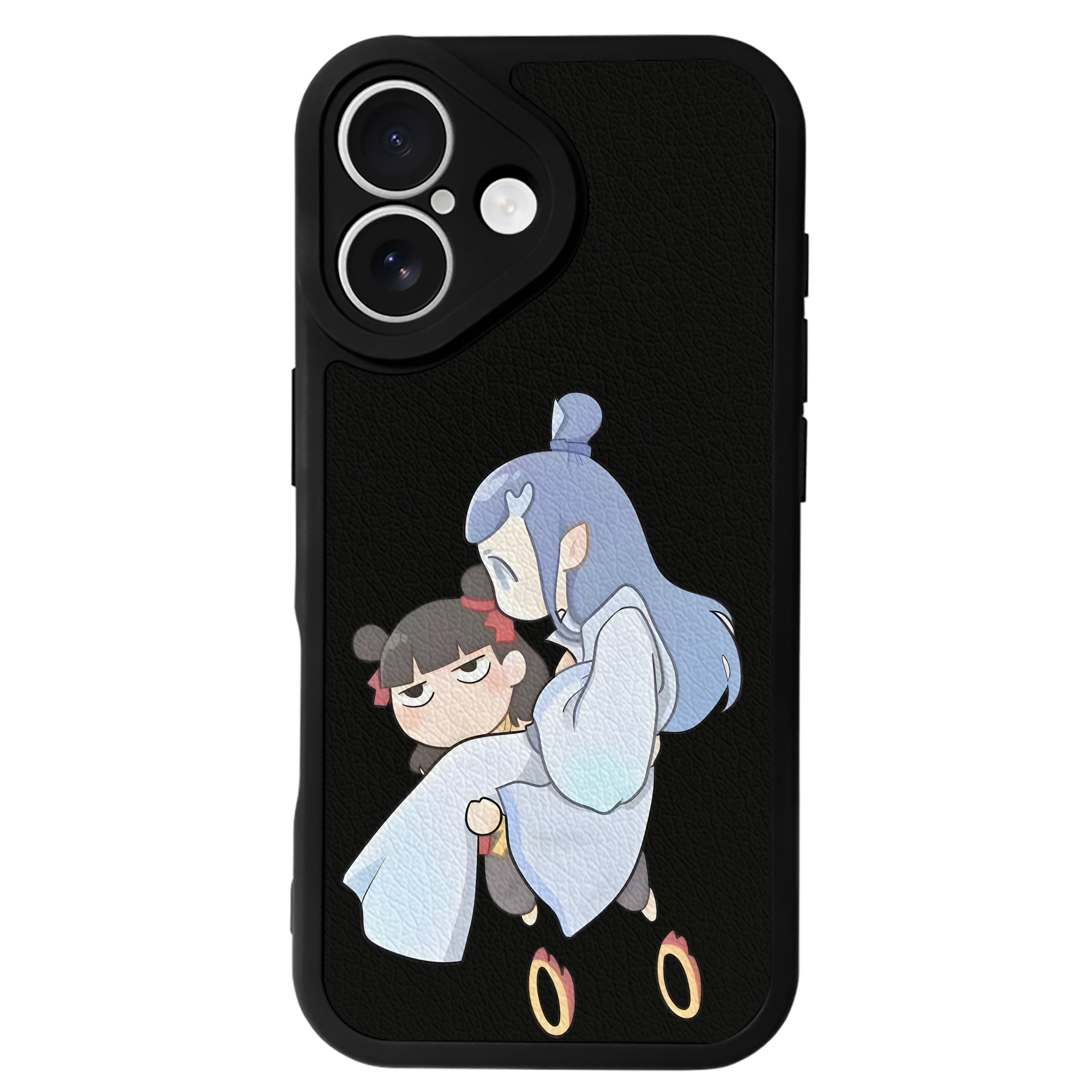 （画像用） Ne Zha 2 ナタ 魔童の大暴れ 【iPhone 16シリーズ対応】シリコンスマホケース（レザー調） 材質：シリコン